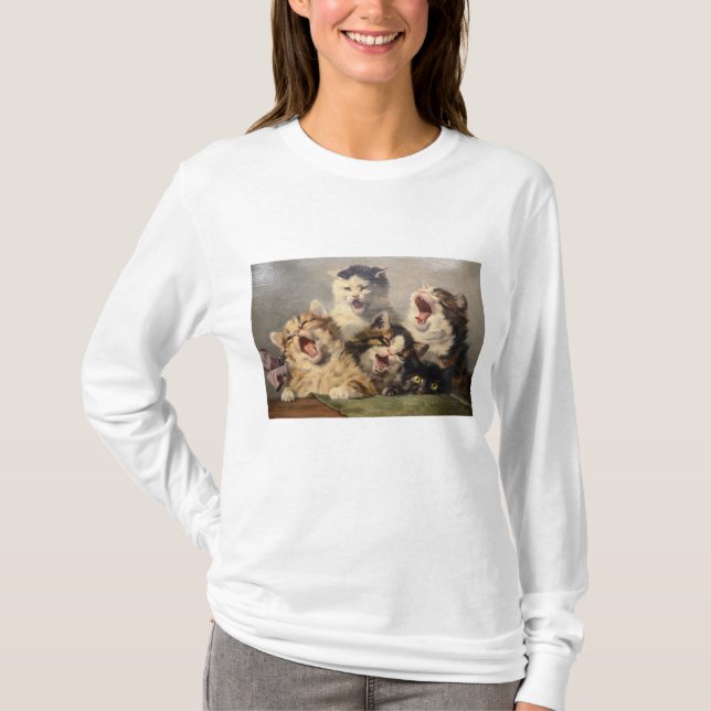 T-shirt Symphonie de chatons par Julius Adam II (Devant)