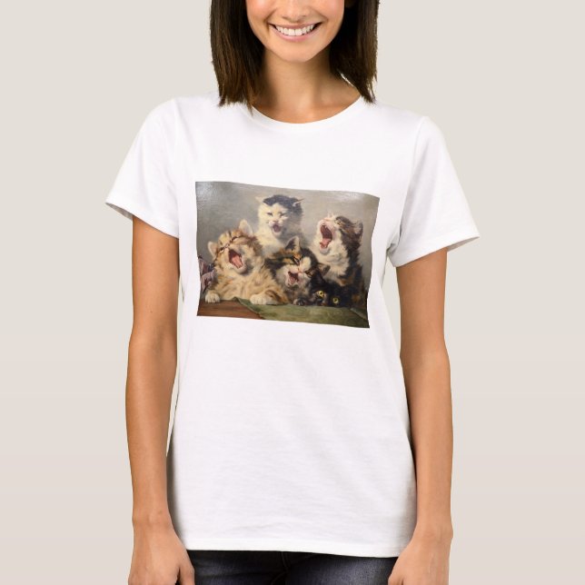 T-shirt Symphonie de chatons par Julius Adam II (Devant)