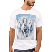 Symphonie des chevaux blancs Snowbound : Galloping