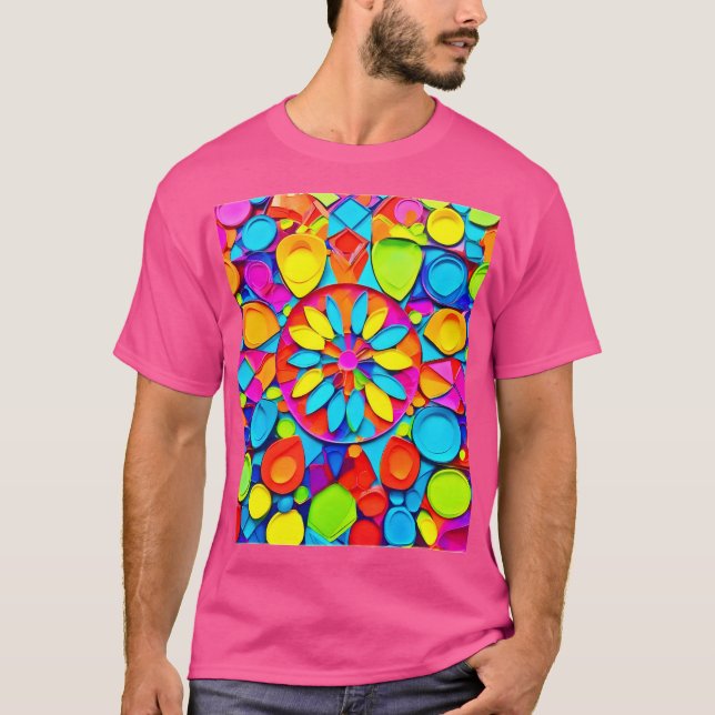 T-shirt Symphonie Kaléidoscope (Devant)
