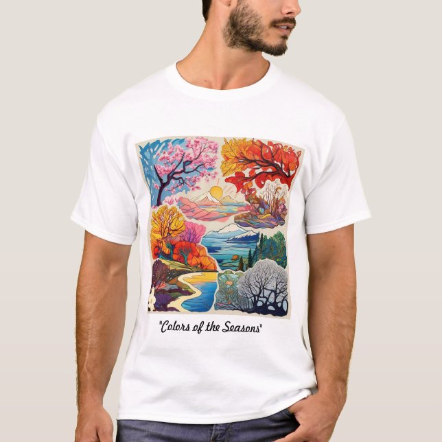 T-shirt "Symphonie saisonnière" (Devant)