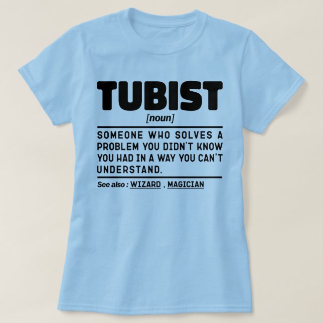 T-shirt Symphonie Tubist Noun Créateur Sarcastique Tuba Lo (Design devant)