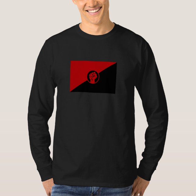 T-SHIRT SYNDICALISME D'ANARCHO (Devant)