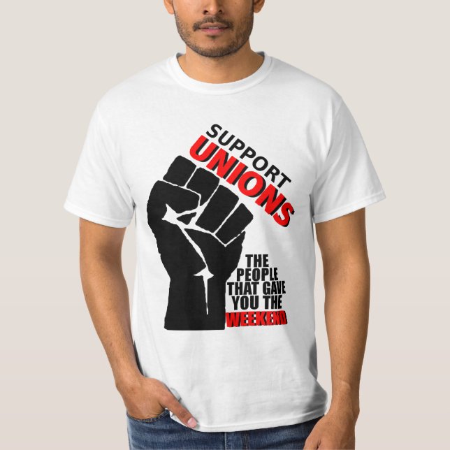T-shirt Syndicats de soutien (Devant)