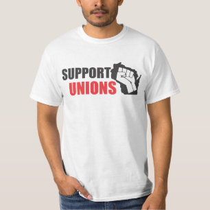 T-shirt Syndicats du Wisconsin