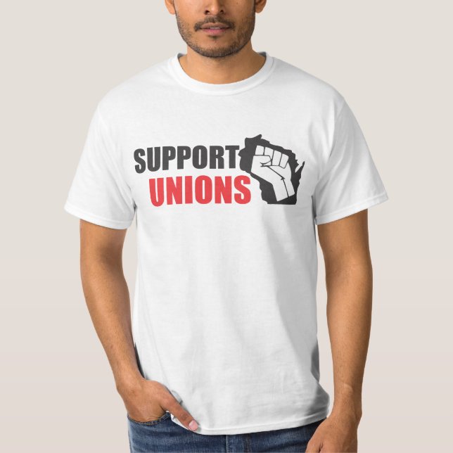 T-shirt Syndicats du Wisconsin (Devant)