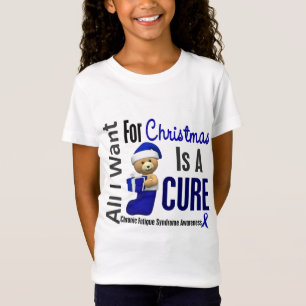 T-Shirt Syndrome chronique de fatigue de CFS de Noël 2