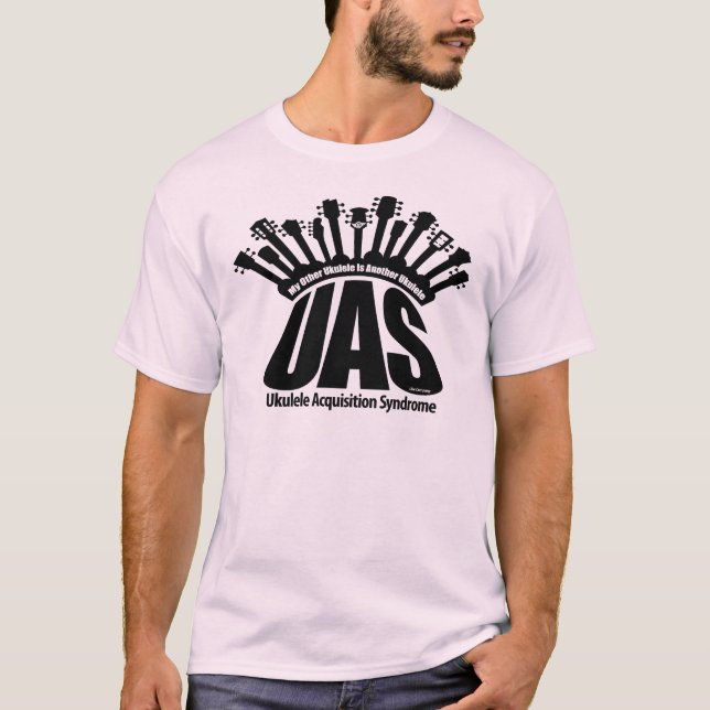 T-shirt Syndrome d'acquisition d'ukulélé d'UAS (Devant)