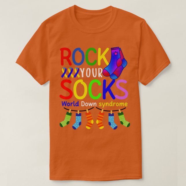T-shirt syndrome de Down (Design devant)