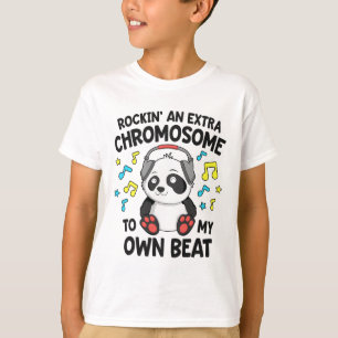 T-shirt Syndrome De Down Kids T21 Rockin' An Extra Chromos
