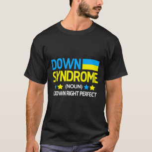 T-shirt Syndrome de Down Trisomie chromosomique parfaite à