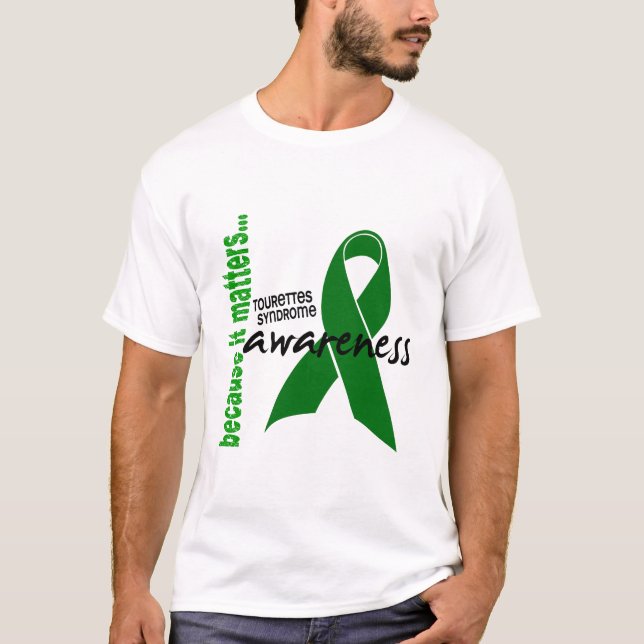 T-shirt Syndrome de la Tourette de la conscience 1 (Devant)