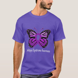 T-shirt Syndrome de Sanfilippo Papillon de l'espoir
