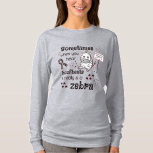 T-shirt Syndrome d'Ehlers-Danlos Sensibilisation aux zèbre