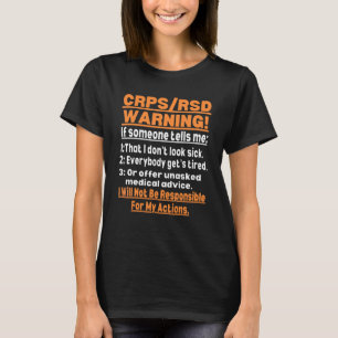 T-shirt Syndrome douloureux régional complexe CRPS RSD Sen
