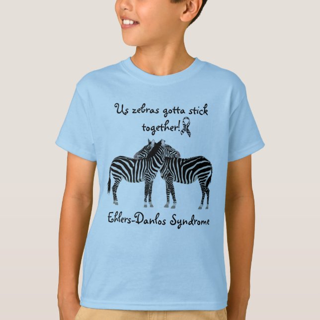 T-shirt Syndrome EDS Ehlers-Danlos Support Sensibilisation (Devant)