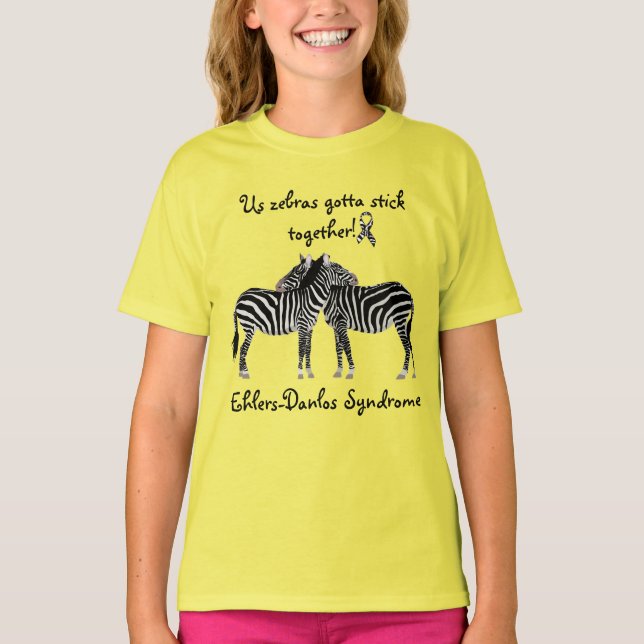 T-shirt Syndrome EDS Ehlers-Danlos Support Sensibilisation (Devant)