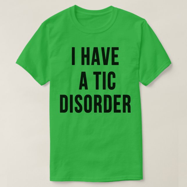 T-shirt syndrome tourettes (Design devant)