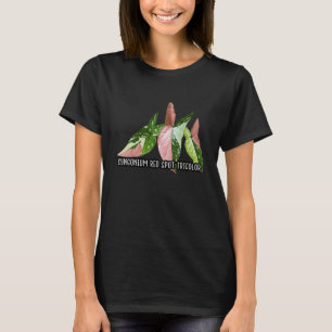 T-shirt Syngonium Tricolor Rouge Spot PhiroPlants Monstera