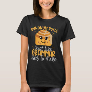 T-shirt Synonym roule comme la grammaire utilisée pour fai