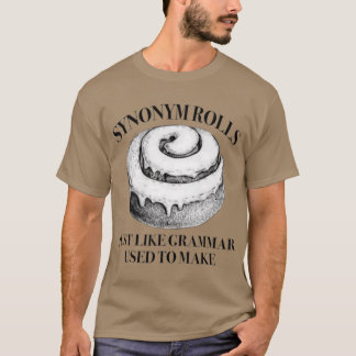 T-shirt Synonyme Classique Rolls Comme La Grammaire Utilis