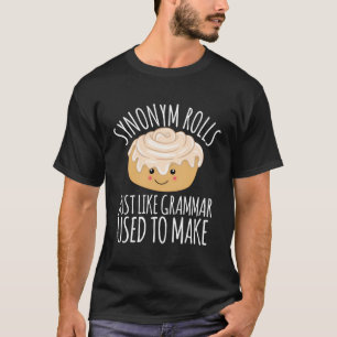 T-shirt Synonyme Roule Comme La Grammaire Utilisé Pour Ren