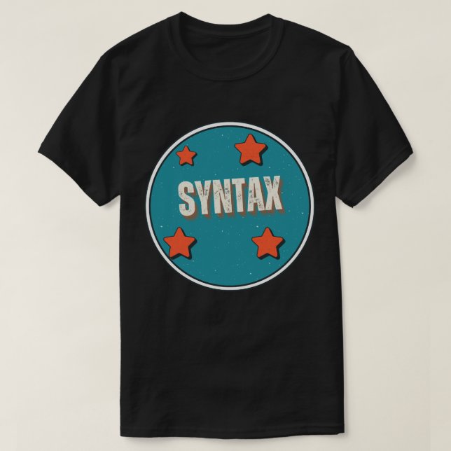 T-shirt Syntaxe (Design devant)