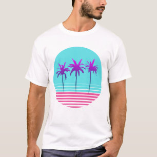 T-shirt Synth été Vibes tropicales Tee!