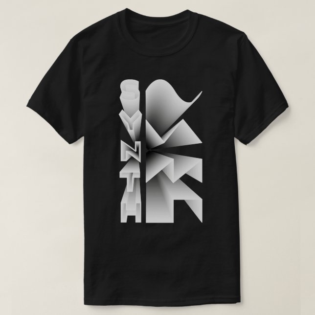 T-shirt Synth Waveform Audio Conception analogique Cadeau  (Design devant)