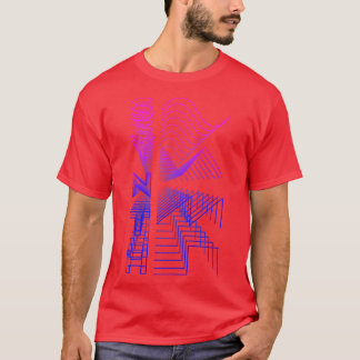 T-shirt Synth Waveform Audio Conception analogique Cadeau