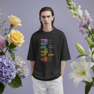 T-shirt Synthé sautillant des 80s – Musique de clavier col
