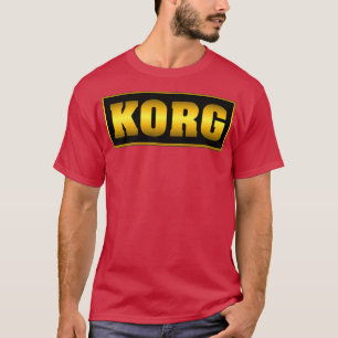 T-shirt Synthèse vintage de Korg doré