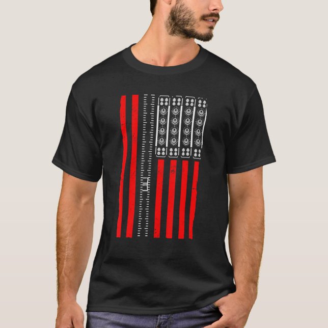 T-shirt Synthétiseur ADSR Synth (Devant)