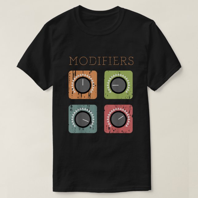 T-shirt Synthétiseur analogique Vintage de synthétiseur mo (Design devant)