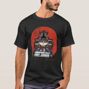 T-shirt Synthétiseur analogique vintage Japon Chat Synthét