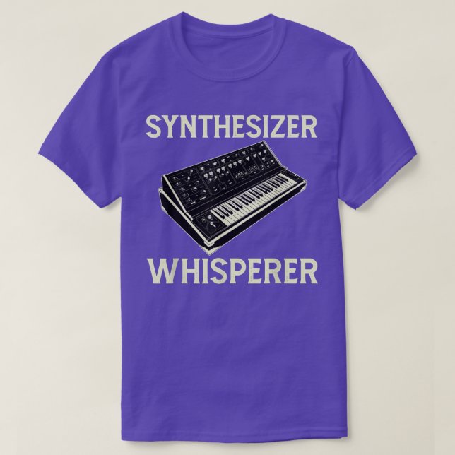 T-shirt Synthétiseur analogique Whisperer Design Producteu (Design devant)