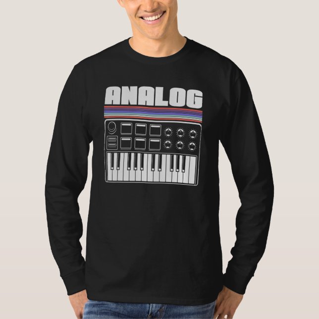 T-shirt Synthétiseur cool Analog Acid Machine Synth Nerd 8 (Devant)