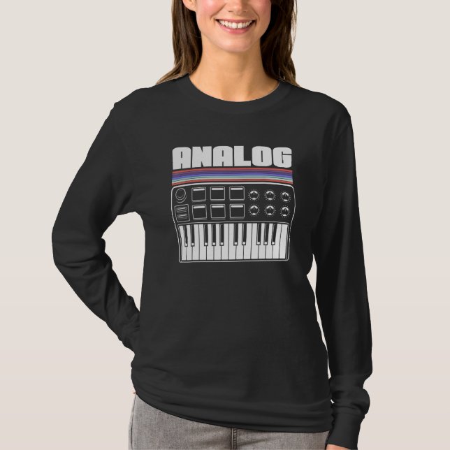 T-shirt Synthétiseur cool Analog Acid Machine Synth Nerd 8 (Devant)