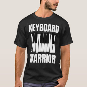 T-shirt Synthétiseur de producteur de musique Keyboard War