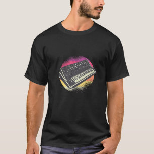 T-shirt Synthétiseur Dj Vintage
