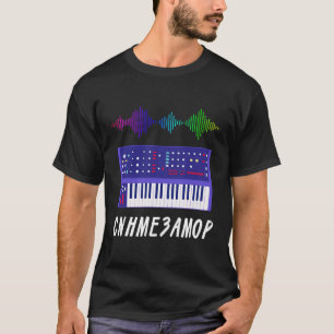 T-shirt Synthétiseur Électronique Adsr Musique Waveform Mo