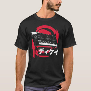 T-shirt Synthétiseur japonais analogique Synthwave Techno