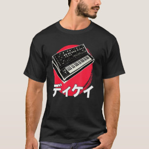 T-shirt Synthétiseur japonais analogique Synthwave Techno