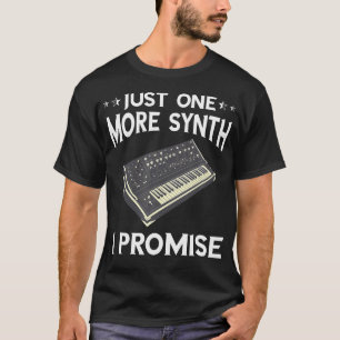 T-shirt Synthétiseur Just One More Synth Synthétiseur Modu