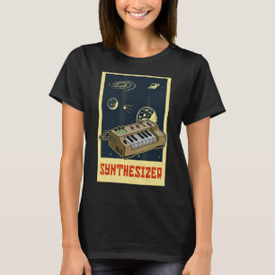 T-shirt Synthétiseur Synthétiseur Clavier Musiciens électr