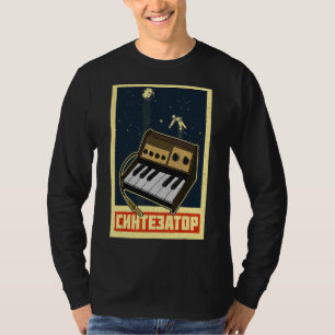 T-shirt Synthétiseur Synthétiseur Clavier Musiciens électr
