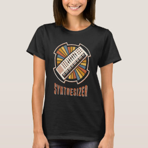 T-shirt Synthétiseur Vintage Classique Musique Rétro Amour