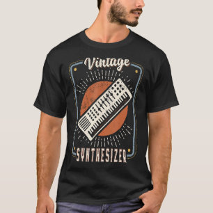 T-shirt Synthétiseur Vintage Retro Classic Music Love 1