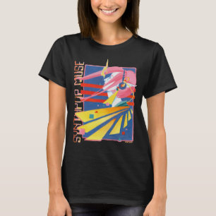 T-shirt Synthpop Muse Nostalgie des années 80
