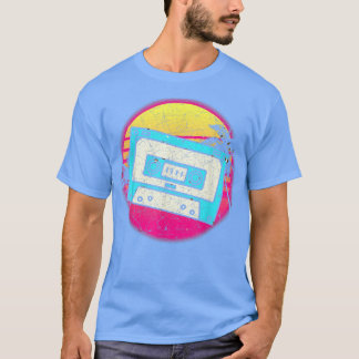 T-shirt Synthwave 80s Music Lover Retro Cassette Vaporwave